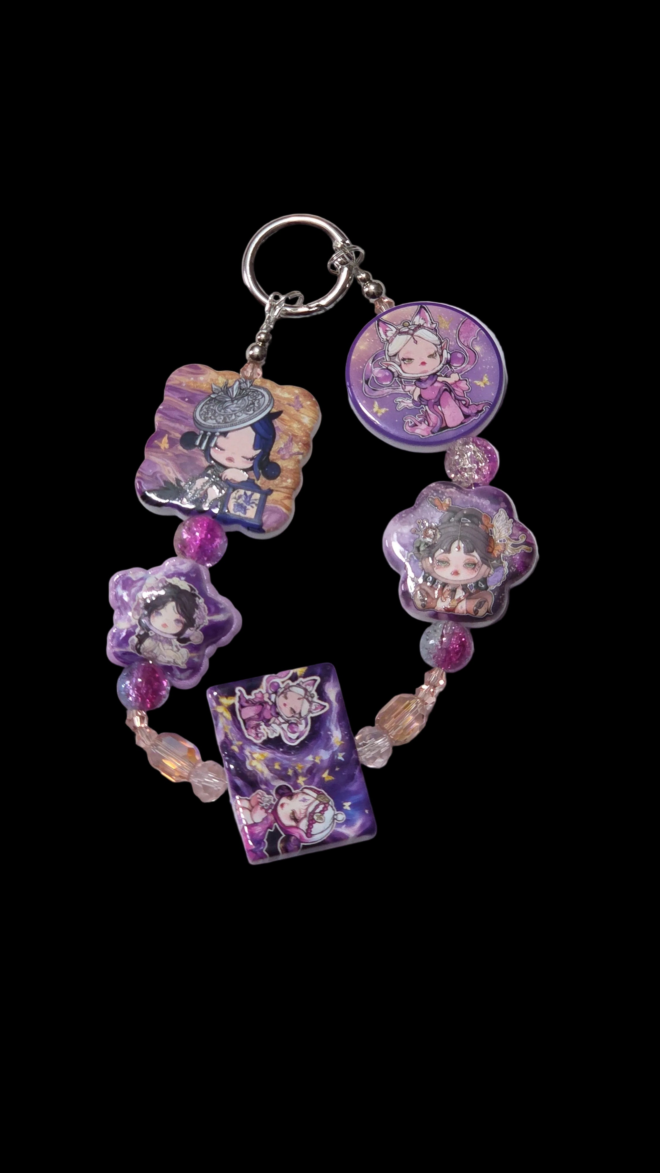 Skull panda Keychains