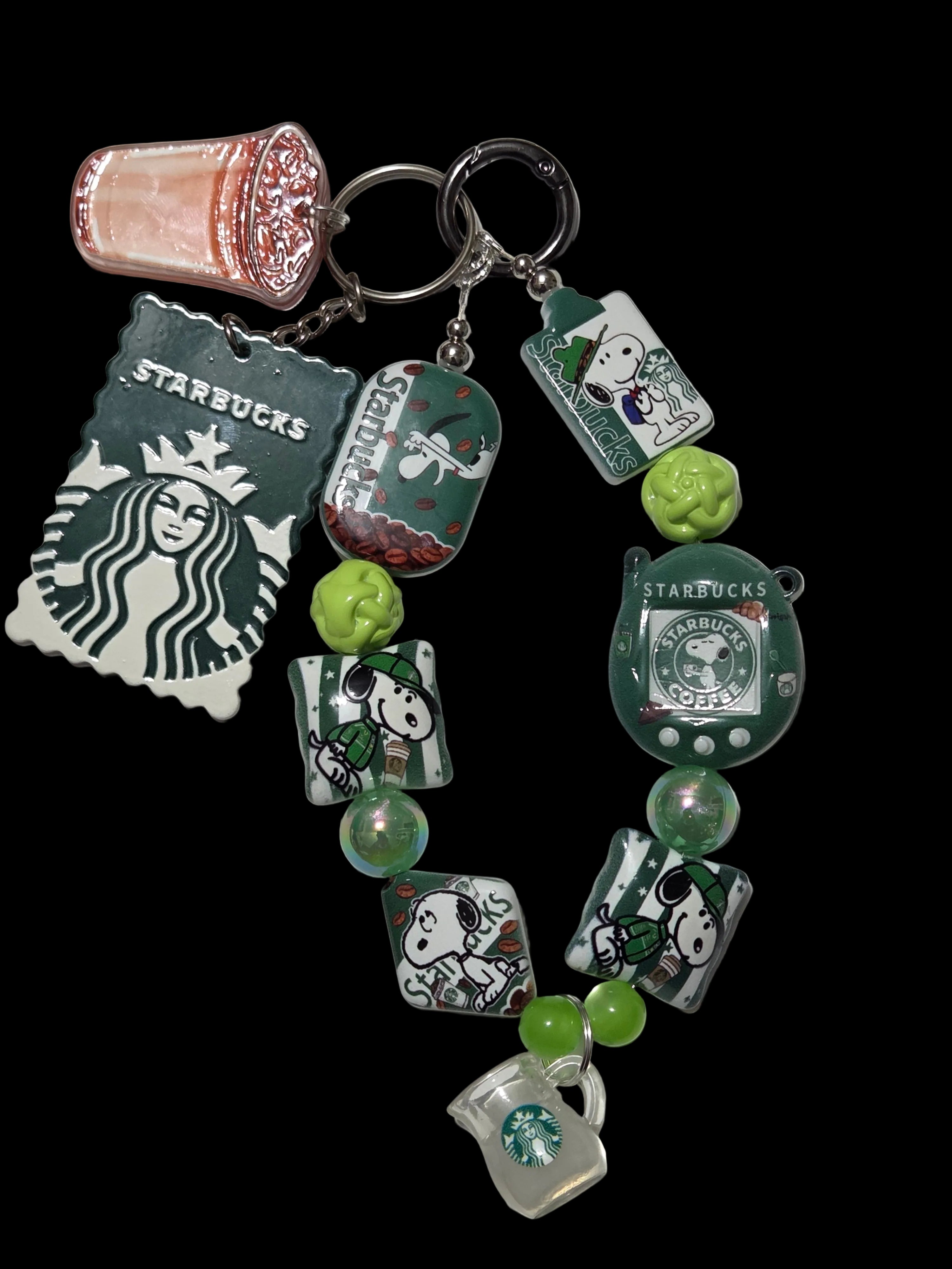 Snoopy Starbucks Keychains