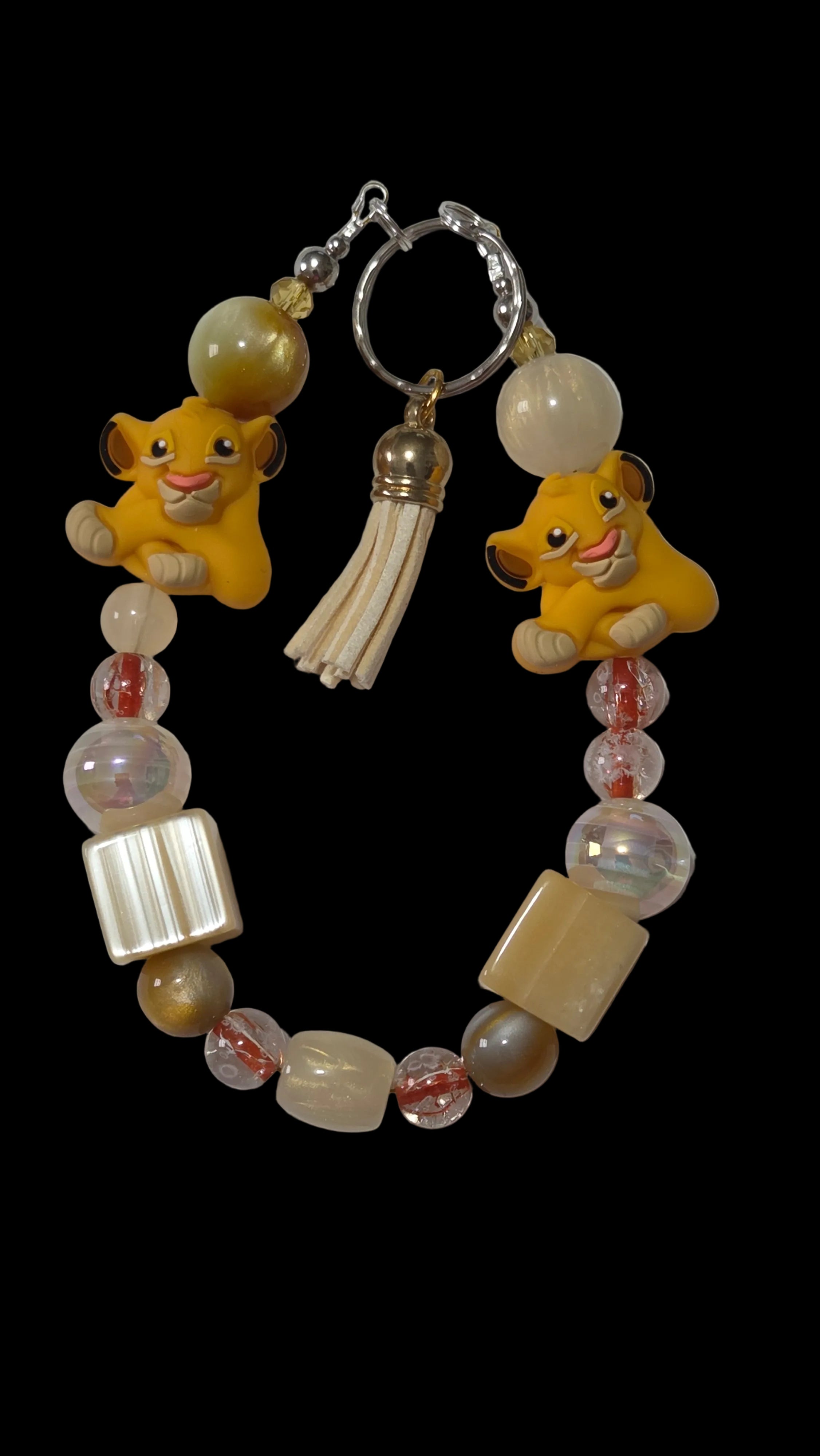 Cartoon yellow Keychains