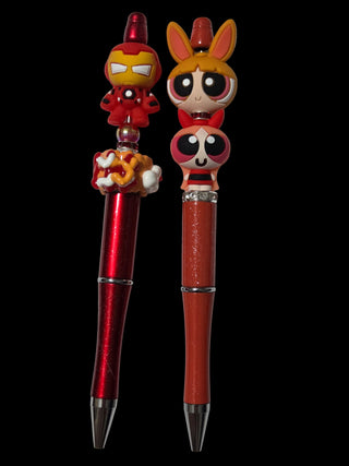 Focal beaded pens