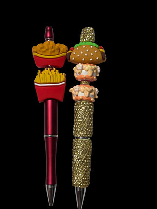 Focal beaded pens