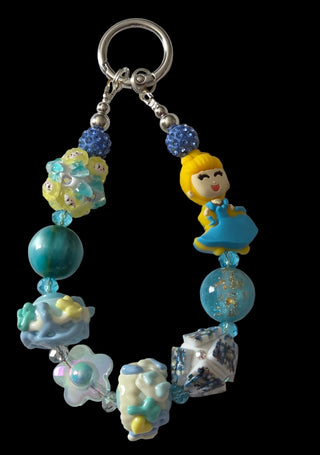 Blue cartoon Keychains