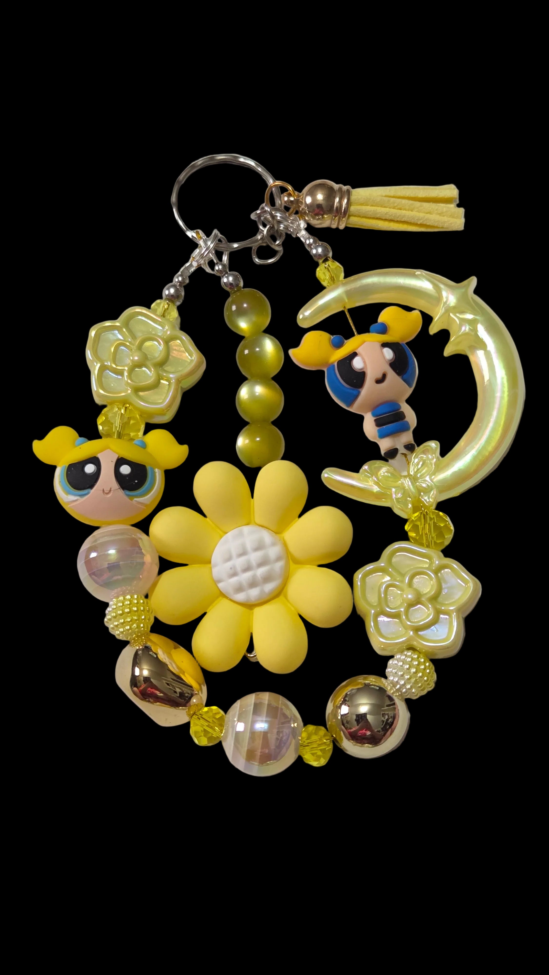 Cartoon yellow Keychains