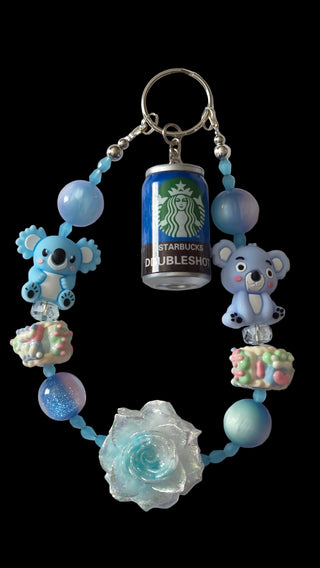 Blue cartoon Keychains