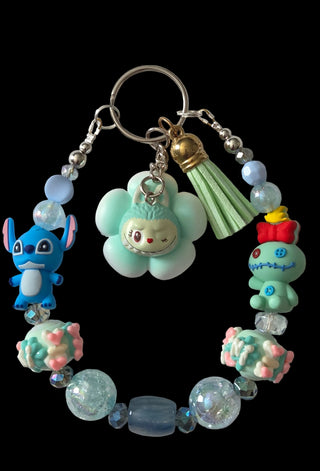Blue cartoon Keychains